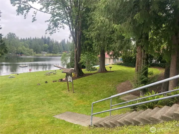 Access to your private lake.