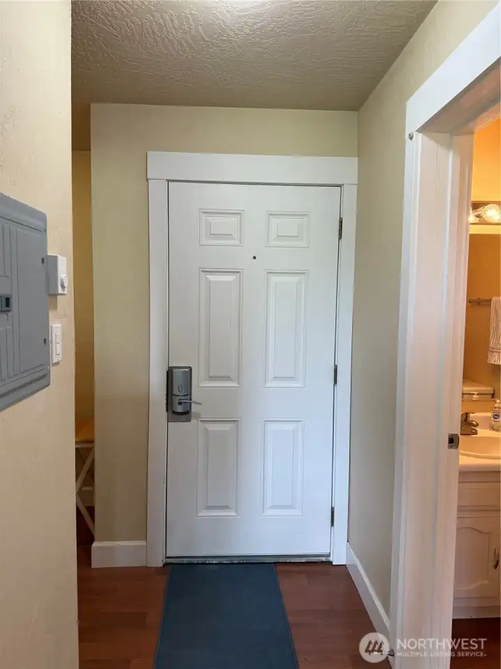 Studio doors from inside  of 411