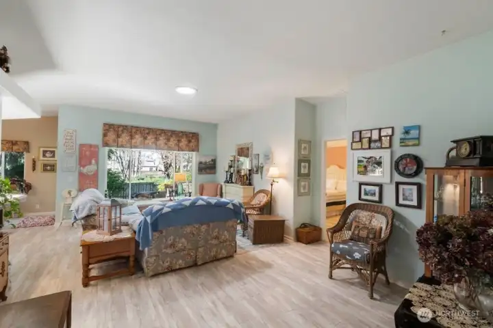 Living room from entry