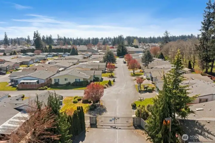 Community is gated for added protection