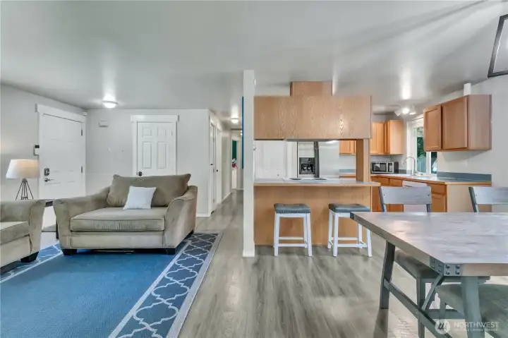Open floorplan.
