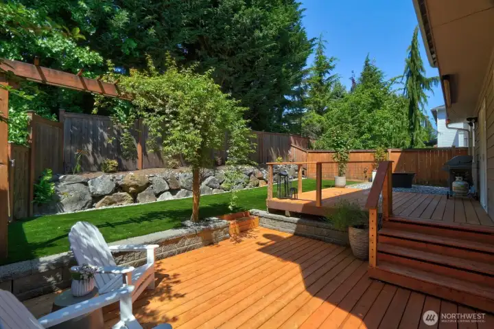 Brand New Deck and Peaceful Backyard Setting