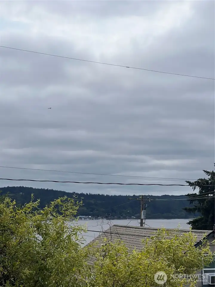 Peek-a-boo view from living and deck