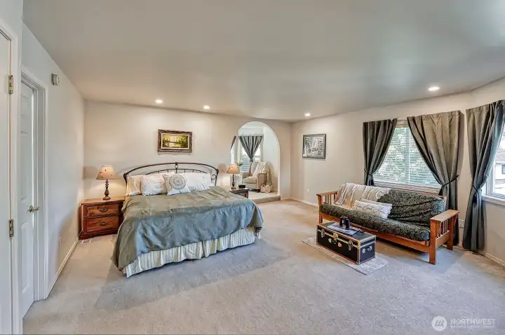 Welcome to your penthouse suite on the upper level.