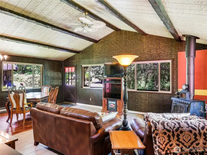 View of Living and Dining room. View of Living and Dining room.