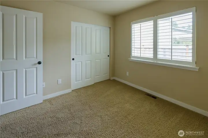 Great closet space in each of the additional two bedrooms. 2nd bedroom here...