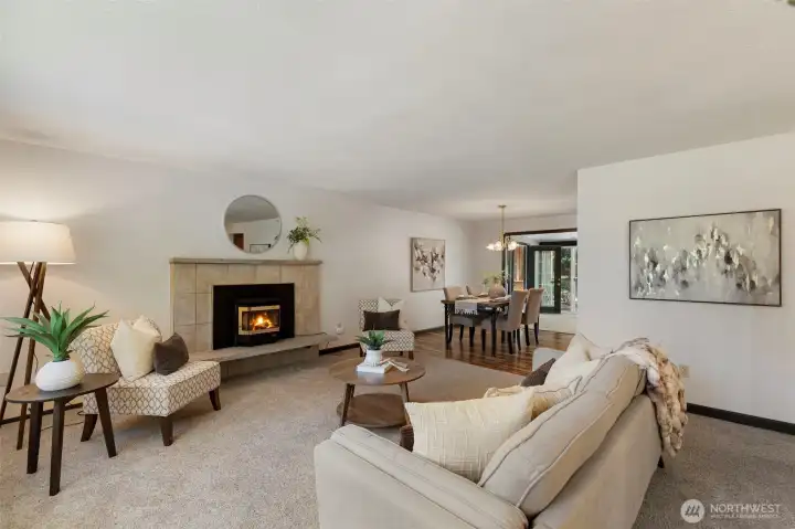 Comfortable living spaces designed for gathering with family and friends.