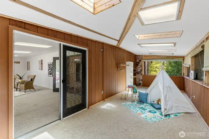 Screened in porch extends your living space and lets you enjoy the outdoors in comfort.