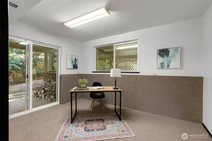 Lower level bonus room and third bathroom provide endless possibilities for guests, remote work, or multigenerational living.