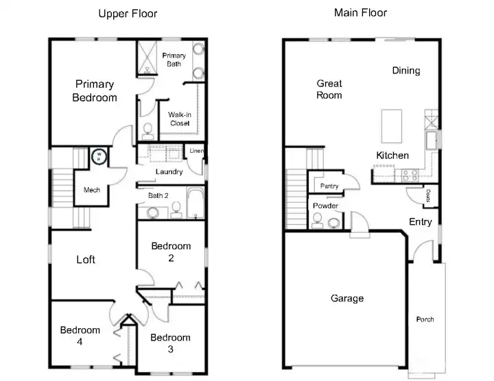 Desirable 'Dahlia' floorplan.