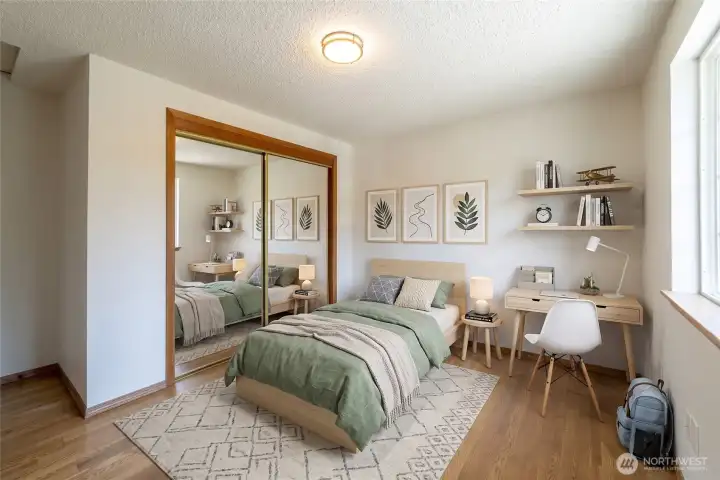 2nd bedroom virtually staged