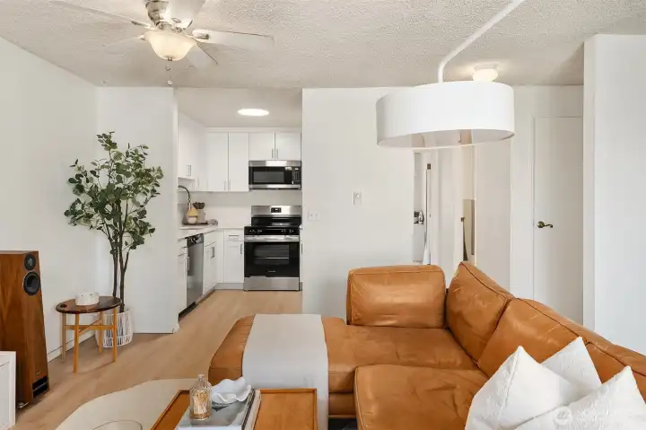 Top Floor Corner Unit, back of the building