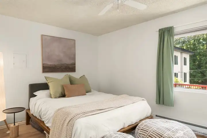 Spacious bedroom