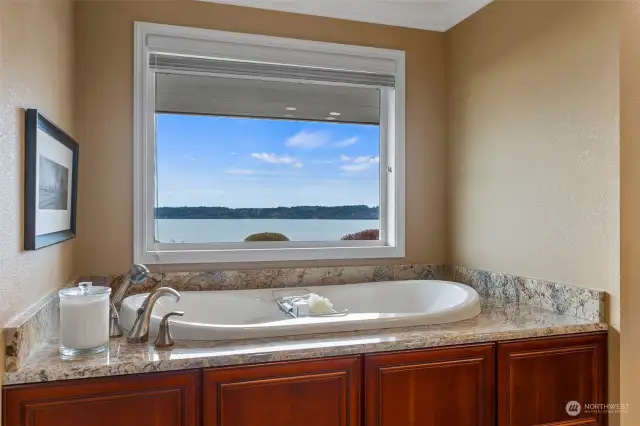 Soaking tub - with a view!