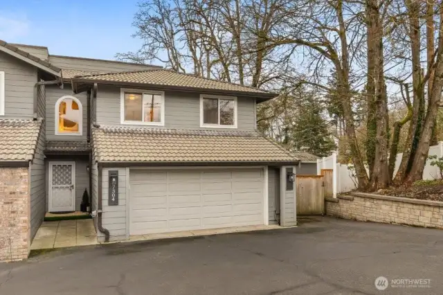 A 2 car garage is a great feature for this well maintained waterfront condominium.