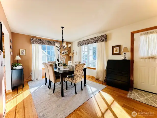 Dining area from staircase