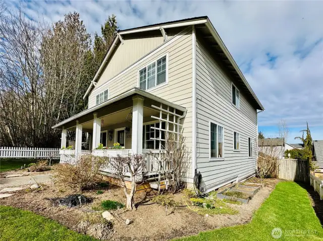 Standing in your front yard looking at 11323 32nd St NE