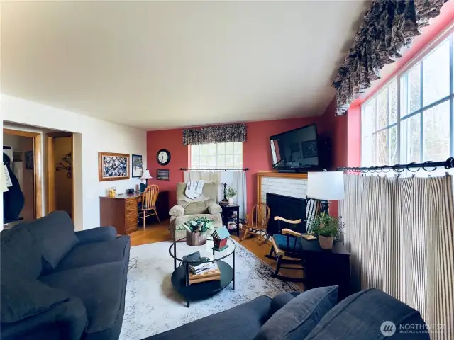 Your family room from back door