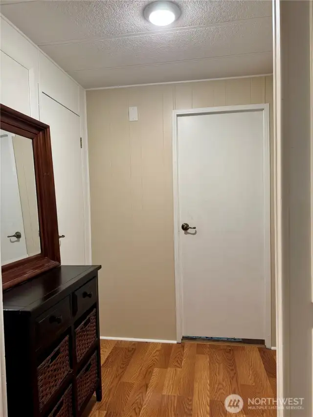 Entry from front porch