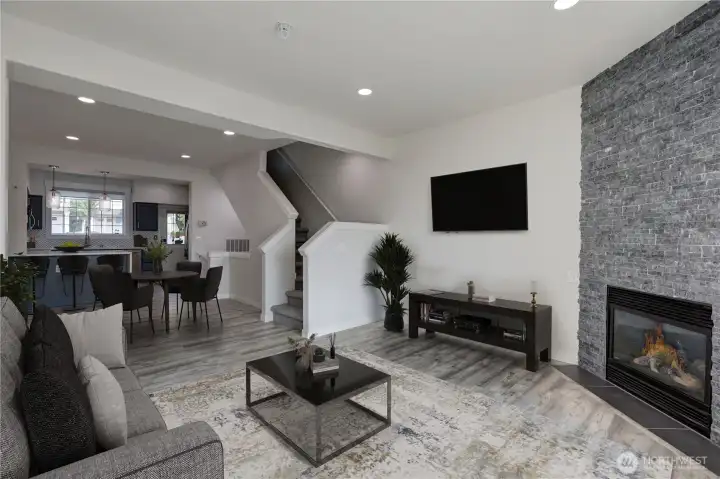 Spacious Living Room w/ Lots of Natural Light!