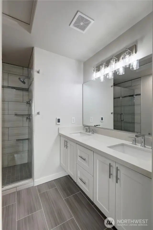 Fully updated Primary Bath w/ Heated Floors!