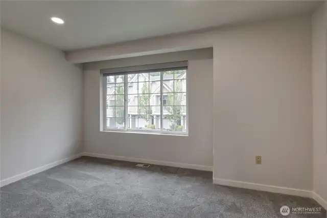 Generously sized 2nd bedroom.