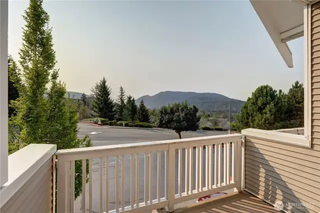 Beautiful view from the patio.