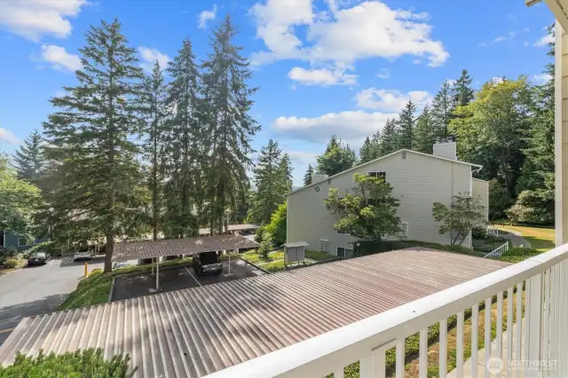 Territorial views from your private deck