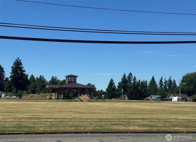 Everything in town is just steps away from this central location, including this new park