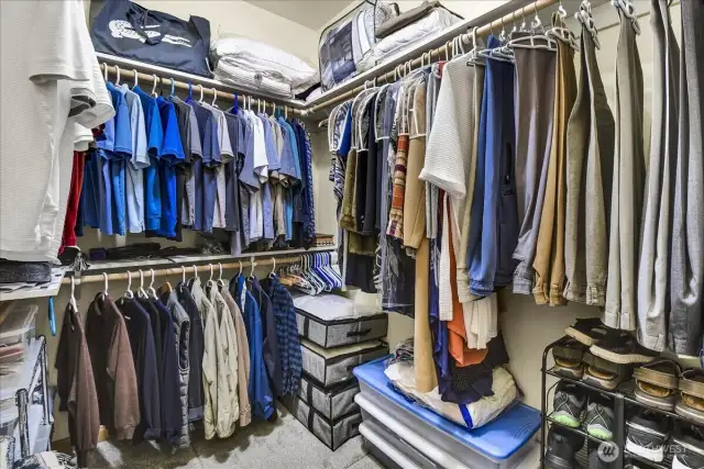Spacious Walk-In Closet of Primary Bedroom