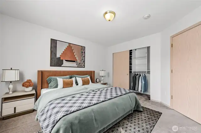 Full-sized Guest Bedroom located on the opposite side from the Primary Bedroom.