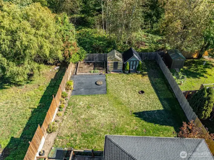 Make plenty of happy memories in your private backyard with gate to greenbelt and river.