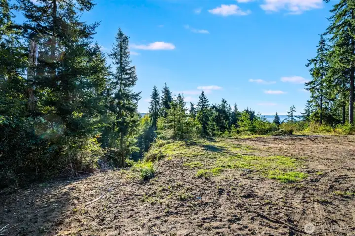 Level build site - Northeastern view