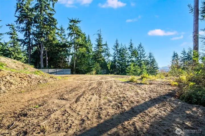 Level build site - Northeastern view