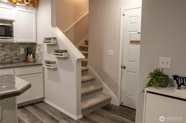 Stairs to upper floor