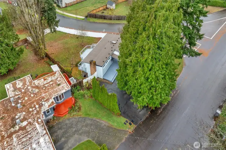 westerly orientation.