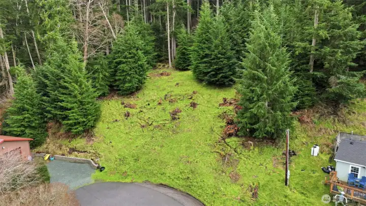 Aerial view from the North