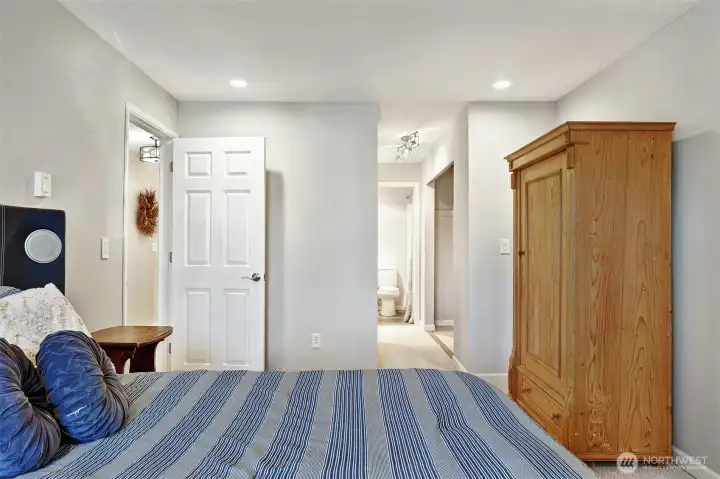 Bedroom #1 and the largest of the two.