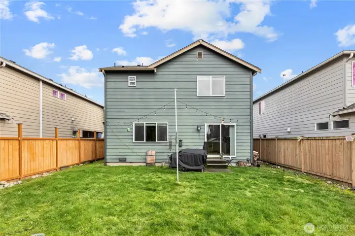 Fully fenced backyard offering level lawn space, privacy, and room to relax or entertain. Ideal for outdoor enjoyment and everyday living.