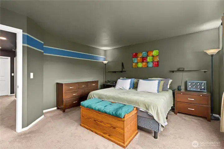 Comfortable primary suite offering privacy and generous layout.