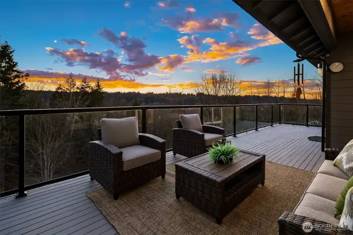 Large terraces for entertaining