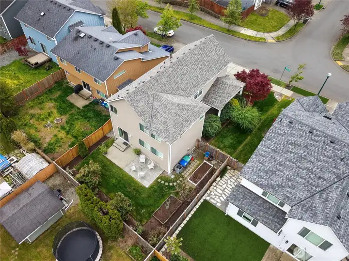 Aerial View of house