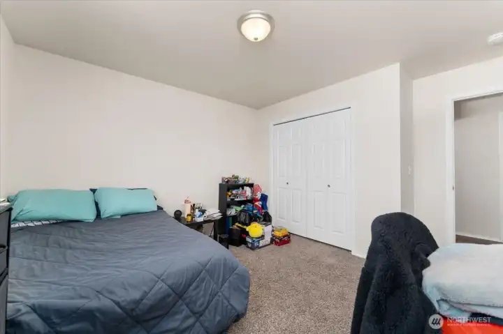 2nd bedroom with closet.