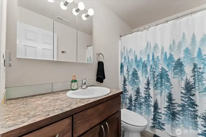 2nd full bathroom upstairs.