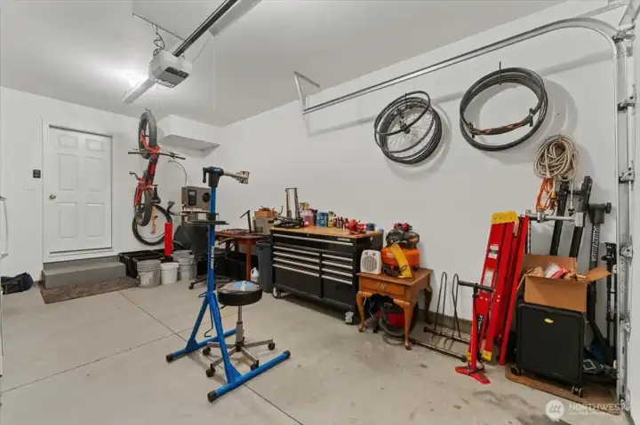 From garage looking towards the door into the kitchen area.