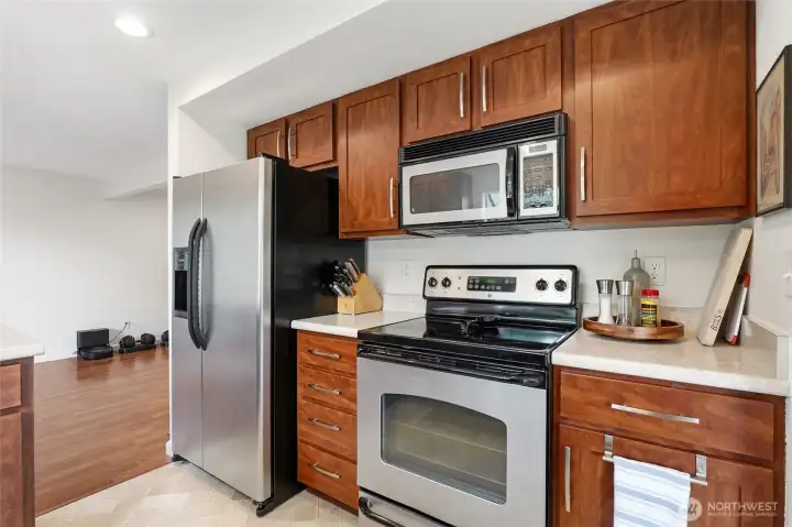 Stainless steel appliances