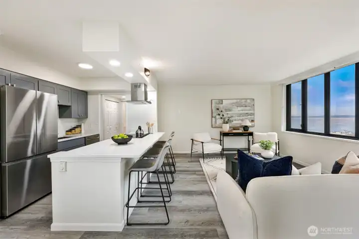 New since 2024: flooring, paint, kitchen, bathroom, windows & mini split for AC. Move in and enjoy!