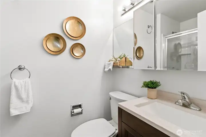 Primary bathroom with shower