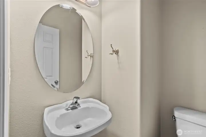 Downstairs half bathroom