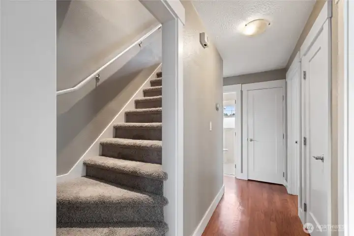Upstairs to Primary & 4th bedroom.
